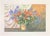 Wildflowers is a modern artwork realized by Franco Bocchi in 1980s. Mixed colored screen print. Hand signed on the lower...