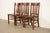 Limbert Style Antique Mission Oak Arts & Crafts Side Chairs or Dining Chairs, Set of Three For Sale - Image 14 of 14