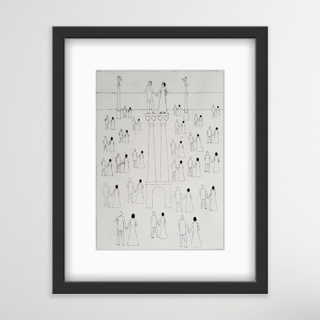 Czeslaw Tumielewicz, Design of a Monument, 2018, Etching For Sale - Image 3 of 6