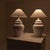 1970s White Table Lamps by Tommaso Barbi, 1970s, Set of 2 For Sale - Image 5 of 8