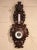 Late 19th Century 19th Century French Forest Carved Oak Barometer and Thermometer With Dog Motif For Sale - Image 5 of 9