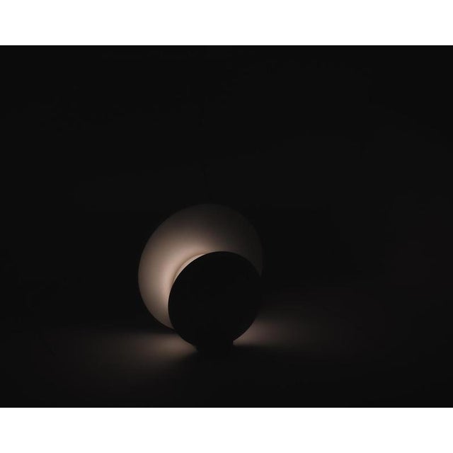 Metal Phobos The Eclipse Table Lamp in Varnished Aluminium by Joana Teixeira For Sale - Image 7 of 12