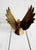 Mid-Century Modern Vintage Brass Eagle in Flight Sculpure of Finial Piece For Sale - Image 3 of 8