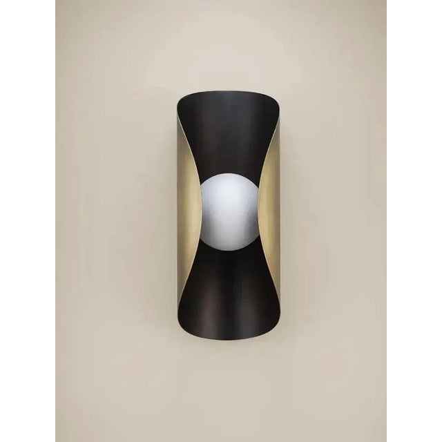 Mid-Century Modern Perla Wall Sconce by Blueprint Lighting For Sale - Image 3 of 7