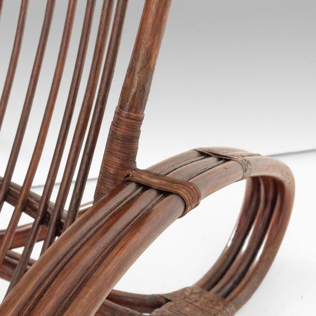 Mid-Century Modern Bamboo Armchair by Tito Agnoli, 1960s For Sale - Image 12 of 18