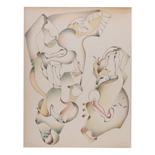 Jan Voss, Composition, Lithograph For Sale