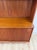 MCM Teak 2 Piece China Cabinet Sliding Doors Shelves Vintage Buffet Storage For Sale - Image 10 of 17