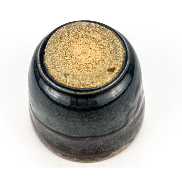 Vintage Ceramic Studio Pottery Planter Vase For Sale - Image 9 of 9