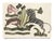Contemporary Animals Playing 2, Unframed Artwork For Sale - Image 3 of 3