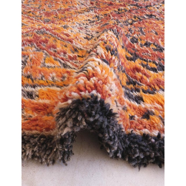 Textile 1980s Beni Mguild Rug - 12.3 X 7.1 Ft For Sale - Image 7 of 10