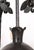 Metal Mid 20th Century Restored Gothic Black Wrought Iron Chandelier For Sale - Image 7 of 9