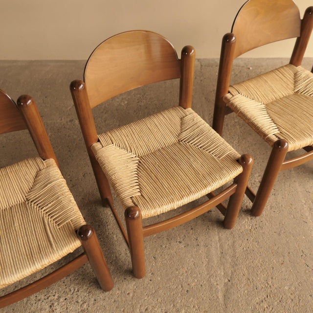 Rush Dining Chairs from Padova, Set of 4 For Sale - Image 5 of 17