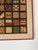 Burgundy 1970s Vintage Geometric Hand Embroidered Needlepoint Textile Wall Art, Framed For Sale - Image 8 of 12