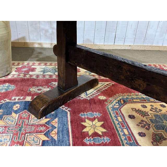 Antique English Monastery Table in Oak, 1800s For Sale - Image 10 of 18