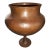 Huge Vintage Copper Pedestal Bowl For Sale