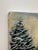 Cerulean Vintage Traditional Impressionist White Winter Landscape Original Oil Painting Diptych, a Pair in Cerulean Blue, Burnt Umber & White For Sale - Image 8 of 11