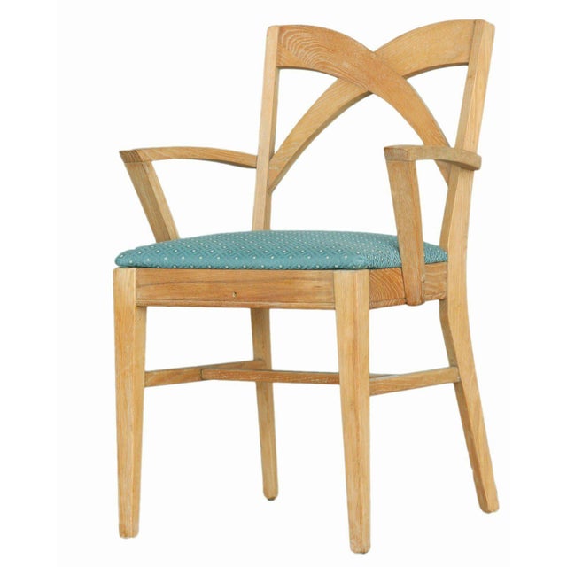 Wood 1950s Mid-Century Blond Birch Dining Chair Attributed toPaul Frankl for Brown Saltman, Set of 10 For Sale - Image 7 of 8