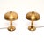 Vintage Brass Mushroom Table Lamps, 1960, Set of 2 For Sale - Image 4 of 11
