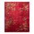 1930s Lovely Floral and Inspires Joy With Ruby Red Color Chinese Art Deco Rug For Sale