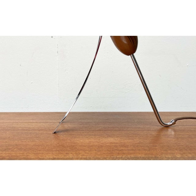 Mid-Century Modern Style Swiss Custom-Made Table Lamp For Sale - Image 11 of 18