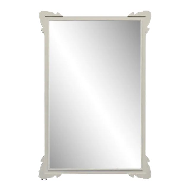 Fleur Home Garden District Napoleon Rectangle Mirror in Useful Gray, 30x40 For Sale
