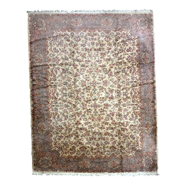 1950s, Vintage American Karastan Rug 9.10' X 13.11' For Sale