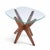 Adrian Pearsall for Craft Associate Mid Century Walnut Jacks Side Table For Sale - Image 9 of 9