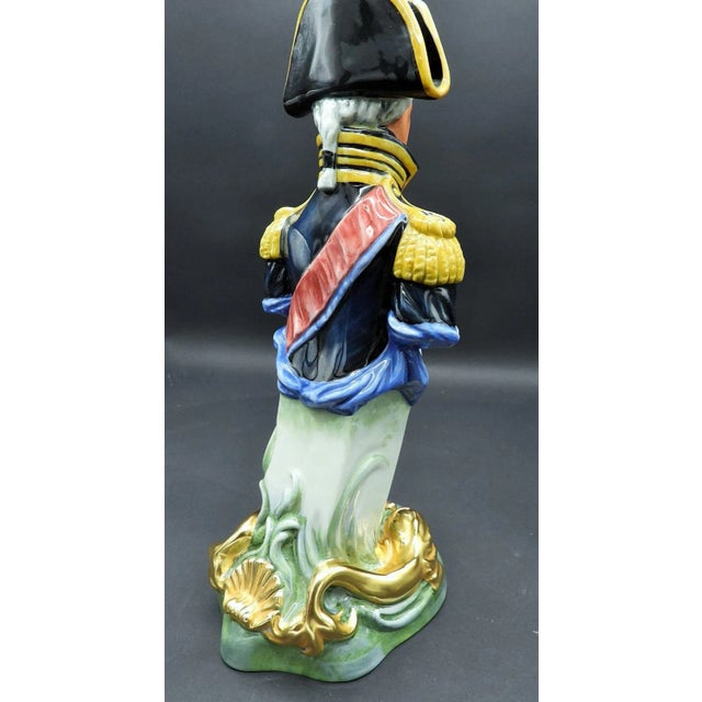 Royal Doulton Royal Doulton Adm Horatio Nelson H M S Trafalgar Nautical Ships Figurehead Figurine 1980 For Sale - Image 4 of 7