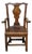 Antique Georgian Oak Armchair, 1760 For Sale