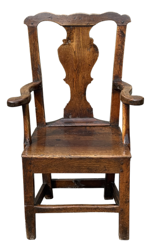 Antique Georgian Oak Armchair, 1760