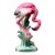 Vintage MCM Glazed Ceramic Flamingo For Sale