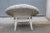 White Italian Rattan & Lacquered Lounge Chair, 1950s For Sale - Image 8 of 11