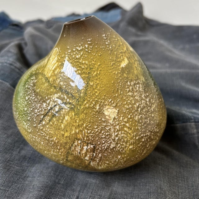 eyei Majolica Lascaux Vase, Japan, 1970s For Sale - Image 4 of 18