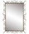 Gold Rectangular Mirror with Brass Frame, 1950s For Sale - Image 8 of 8