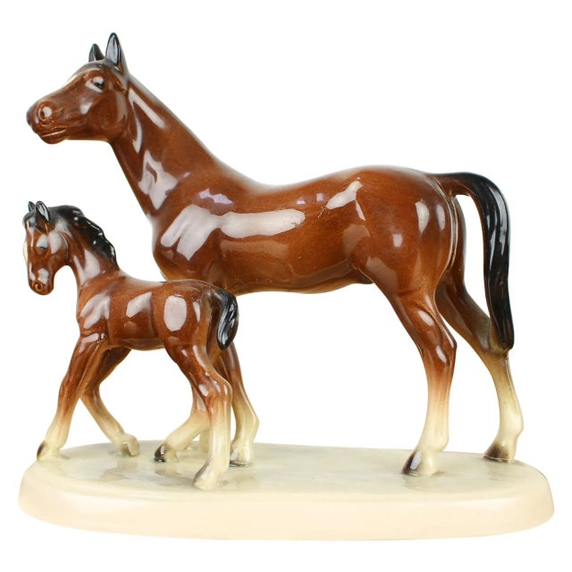 Mid-Century Sculpture of Horses, 1960s For Sale - Image 9 of 9