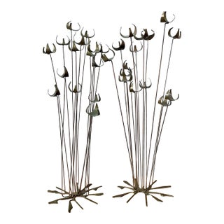 Vintage 1960s William Bowie Kinetic Sculpture - Set of 2 For Sale