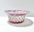 Vintage Pink Chinoiserie Reticulated Porcelain Centerpiece Bowl / Decorative Fruit Bowl For Sale In Louisville - Image 6 of 10