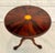 Baker Furniture Company Traditional Flame Mahogany Pedestal Table With Inlaid Sunburst Top & Ball and Claw Feet For Sale - Image 4 of 12