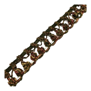 Chenille Tassel Fringe - Multi-Color - Passementerie Trim - 3½ Yards