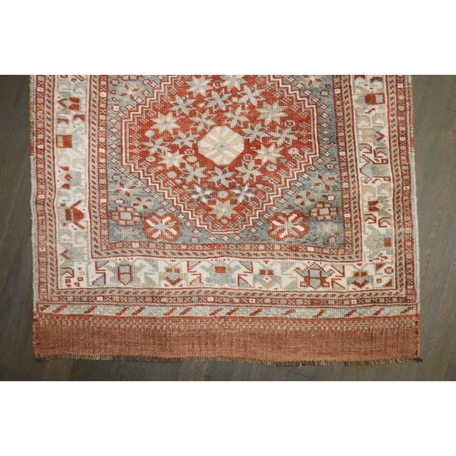 Persian Crimson Red Persian Bagface Rug no. j5136 For Sale - Image 3 of 5