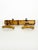 Vintage wooden wall-mounted coat rack, typical of 1960s utilitarian design. Its cylindrical structure evokes stylized...
