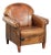 Vintage Brown Sheepskin Armchair For Sale