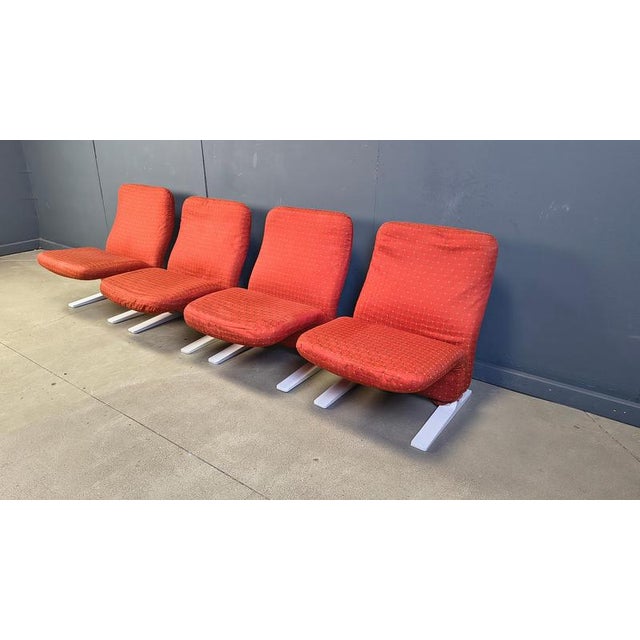 Concorde Chairs from Pierre Paulin, 1960s, Set of 4 For Sale - Image 10 of 16