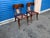 1980s Modern Walnut Klismos Style Chairs - A Pair For Sale - Image 5 of 15