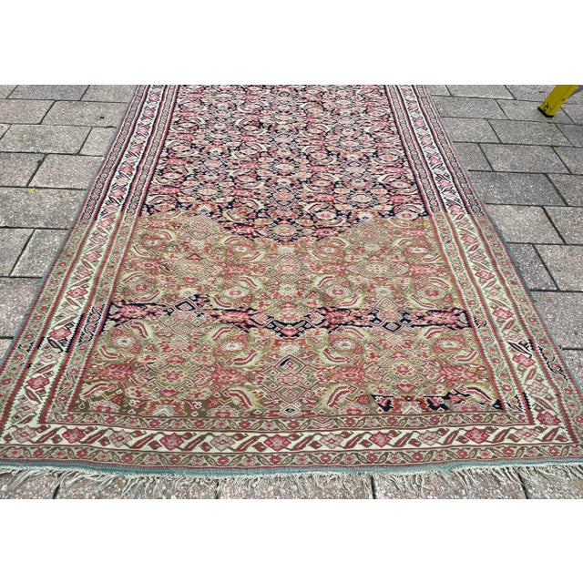 Antique Persian Senneh Kilim, Flat Weave For Sale In Chicago - Image 6 of 10