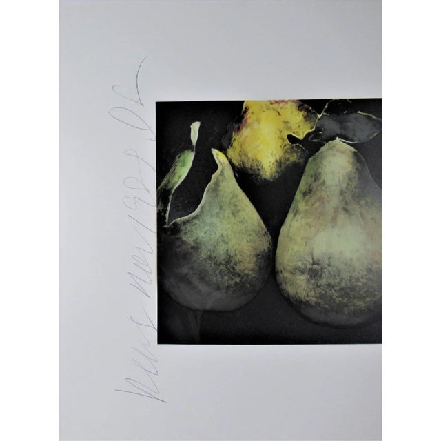 Pop Art Donald Sultan, Pears, 1989 For Sale - Image 3 of 5