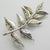 Vintage Italian Handmade Genuine Silver Holly Christmas Decoration Figurine For Sale - Image 6 of 9