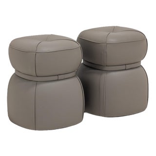 Lepli Ottomans from Poltrona Frau, Set of 2 For Sale