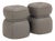 Lepli Ottomans from Poltrona Frau, Set of 2 For Sale