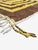 Mid-Century Modern Brown Mustard Handwoven Berber Wool Rug - 9.5 X 6.6 Ft For Sale - Image 3 of 6